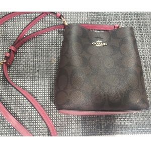 Coach mini town bucket bag